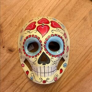 Colorful Day of the Dead Skull Decor